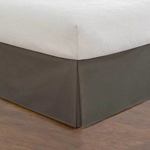 Calvin Klein Home Queen Bedskirt - Solid Grey
